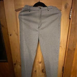 Shine star plaid pants